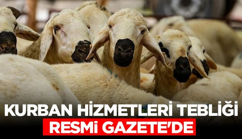 2015 YILI KURBAN HİZMETLERİNİN UYGULANMASINA DAİR TEBLİĞ